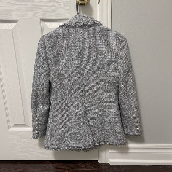 Pearl and sparkly tweed blazer - Picture 6 of 7